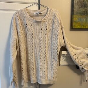 Cupcakes and Cashmere cotton knit sweater L